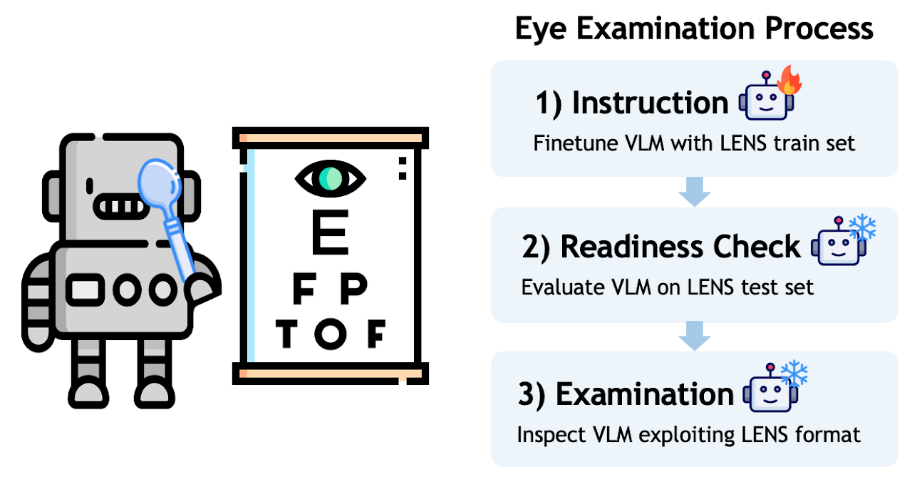 VLM Eye Examination teaser
